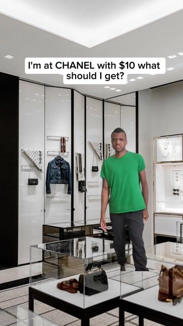I'm at CHANEL with $10 what should I buy? #fyp #chanel #meme #funny #viral