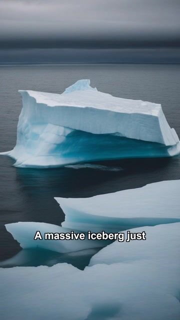 Giant Iceberg Collapse Creates Big Wave