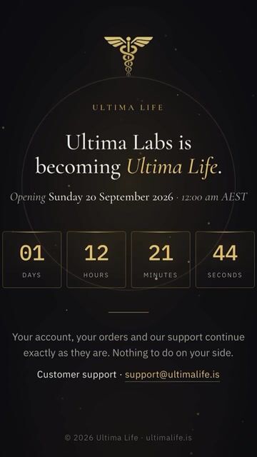 Ultima Labs ➡️ Ultima Life